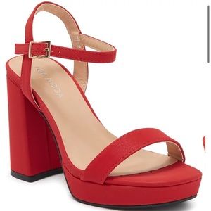 Top Moda Platform Chunky Heels